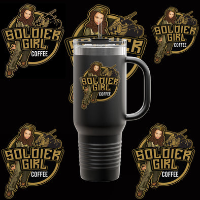 Soldier Girl Coffee Company Insulated Travel Mug, 40oz NEW!!!