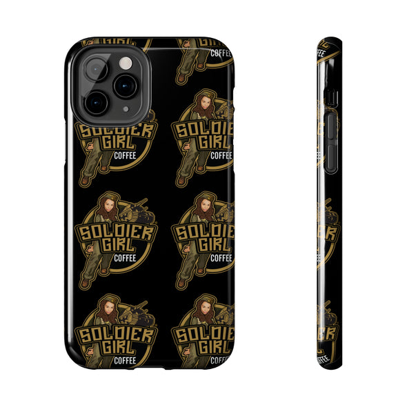 Soldier Girl Coffee Tough Phone Cases