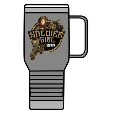 Soldier Girl Coffee Travel Mug 20 oz