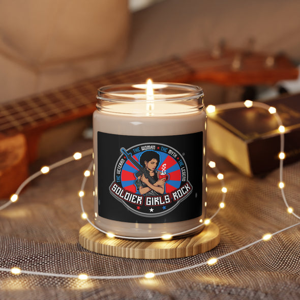 Soldier Girls Rock Scented Soy Candle, 9oz