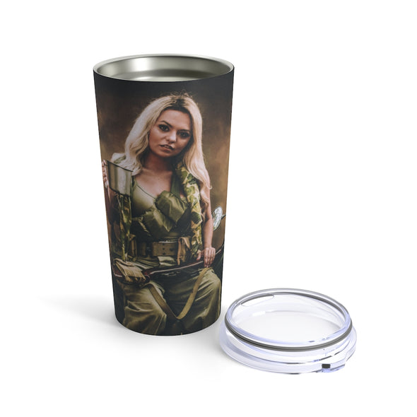 Soldier Girl Coffee Tumbler 20oz (6671157625025)
