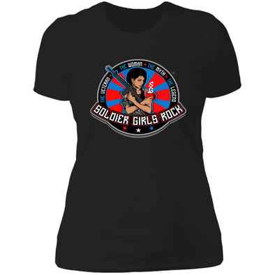 Soldier Girls Rock Ladies' Boyfriend T-Shirt