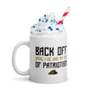 Back Off Until I've Had My Cup Of Patriotism Mug © (6727058882753)