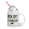 Back Off Until I've Had My Cup Of Patriotism Mug © (6727058882753)